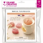 Moule 4 Fondants à Bougie Love