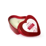 Bougie de massage Coeur de fraise Edition limitée