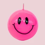 Bougie Smiley –Rose