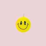 Bougie Smiley –Jaune