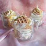 Bougie petite Tasse Gaufre vanille